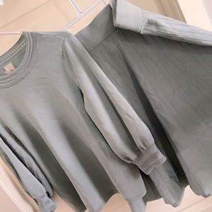 Shirt and skirt set